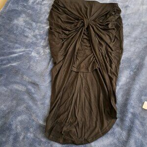 Simlu Women Black Skirt Size Large